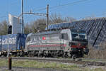 Siemens Vectron 193 540-0 durchfährt am 03.03.2026 den Bahnhof Pratteln.