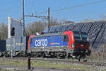 Siemens Vectron 193 080-9 durchfährt am 03.03.2026 den Bahnhof Pratteln.