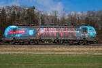 193 508 DBP in schönem bunten Kleid zeigt sich am 3.3.2026 bei Eglharting.