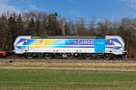 Rpool 193 824-0 in Diensten von RTB Cargo am 3.3.2026 bei Eglharting.