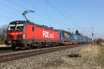 FOXrail 193 966 mit einem  Walter-Zug  am 5.3.26 bei Eglharting. Lokführer mag Rockn Roll !