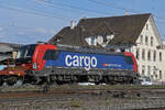 Siemens Vectron 193 075-9 durchfährt am 03.03.2026 den Bahnhof Pratteln.