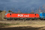 Fox Rail Namens Judith am 16.3.26 bei Zorneding.