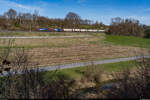 SBB Cargo 193 060 & 064/ Wünnewil, 5. April 2026<br>
WLV-Zug 50600 RB Limmattal - Lausanne-Triage