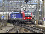 SBB Cargo - Lok 91 80 6 193 051-0 vor Güterzug bei der durchfahrt im Bahnhof Olten am 15.03.2026