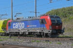 Siemens Vectron 193 077-5 durchfährt am 07.04.2026 den Bahnhof Pratteln.