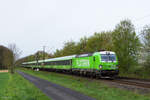 193 436-3 (ELL / Flixtrain) mit dem FLX 30 (FLX 1321) Richtung Berlin Ostbahnhof in B�nen Nordb�gge, 12. April 2026