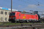 Siemens Vectron 193 315-9 der WRS durchfährt am 02.04.2026 den Bahnhof Pratteln.