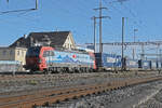 Siemens Vectron 193 463-7 durchf�hrt am 15.01.2026 den Bahnhof Pratteln.