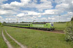 6193 424 des Flixtrains kam aus Berlin, durch den Ort Trebbin, in Richtung Leipzig gefahren. 17.05.2026