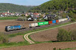 193 117 boxXpress am 25.4.26 bei Breitenfurt in Richtung Treuchtlingen.