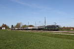 6193 207 der  Frachtbahn GMBH  mit einem Kesselwagenzug aus M�nchen kommend am 23.