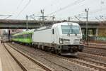 193 447 mit Flixtrain in Hamburg Harburg, April 2026.