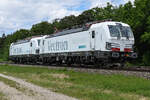 Ah, eine Vectron Lok von Siemens.  Auf der 193 920 erkennt man noch irgend einen alten franz�sischen Schriftzug.