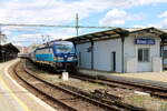 Die ČD 193 294  Matěj  bespannte am 22.07.2025 in Brno hl.n. den EC 277  Metropolitan  von Praha hl.n. nach Rakospalota-Ujpest.