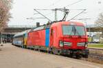 193 310 Railpool mit GoVolta in Hamburg Harburg, April 2026.