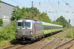 Akiem 193 010 in Diensten von Flixtrain in Recklinghausen-S�d 4.7.2026