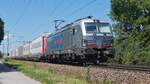 ECCO 193 890 mit einem MARS-Transport in Freilassing, am 11. Juli 2026.