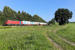 Railpool ex DBC 193 313 am 29.07.2026 bei Osterm�nchen mit Ekol Containern.