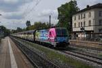 193 123 am 26.04.25 im Bahnhof Ro�tal