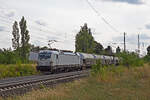 7193 686 der ELL schleppte am 16.08.26 einen Silozug durch Brehna Richtung Bitterfeld.