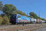 Siemens Vectron 193 527-9 f�hrt am 23.09.2026 Richtung Bahnhof Kaiseraugst.