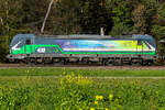 193 249 ELL/RTB Cargo  Connected by Mobility  am 25/9/26 bei Eglharting.