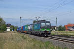 193 756 der ELL f�hrte am 08.09.26 einen Containerzug durch J�trichau Richtung Ro�lau.