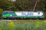 193 229 Ell / Rurtalbahn Cargo Lok am 9.10.26 bei Eglharting.