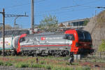 Siemens Vectron 193 830-5 durchf�hrt am 12.10.2026 den Bahnhof Pratteln.
