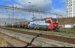 SBB Cargo - Lok 91 80 6 193 466-0 unterwegs vor G�terzug unterwegs in Pratteln am 02.10.2026