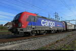SBB Cargo - Lok 91 80 6 193 074-2 vor G�terzug unterwegs in Pratteln am 07.10.2026