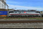 SBB Cargo - Lok 91 80 6 193 457-9 vor G�terzug unterwegs in Pratteln am 07.10.2026