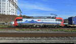 SBB Cargo - Lok 91 80 6 193 461-1 vor G�terzug unterwegs in Pratteln am 07.10.2026