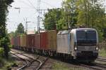 Railpool 193 802 war am 31.5.13 noch f�r die EVB unterwegs und zog einen Containerzug durch Verden (Aller).