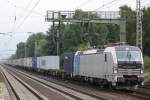 Railpool/EVB 193 804  am 8.8.13 mit einem Containerzug in Dedensen-G�mmer.