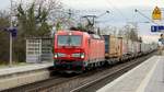 Die Siemens Vectron bei DB Cargo sieht man nun auch immer öfter. Hier durchfährt am 11.01.20 die 193 304 Bobstadt.