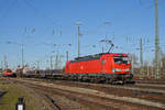 Siemens Vectron der DB Lok 193 313-4 durchfährt den badischen Bahnhof.