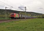 193 301 zu sehen am 31.04.20 mit dem Lkw Walter bei Orlamünde.