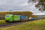 TXL 193 996 war am 26.10.2021 mit einem KLV im Maintal unterwegs.