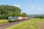 193 275 ELL/TXL mit KLV am 01.09.2021 nahe Retzbach-Zellingen.