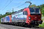 193 478  Gottardo  hat am 01.06.2019 bei Umiken AG die beiden Loks 474 012 und 474 016 im Schlepp.