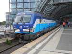 Von Hamburg Altona nach Prag bespannte die ELOC 192 289 den EC 177 am 25.Mai 2019.Aufgenommen im Berliner Hbf.