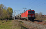 193 372 rollte am 05.04.20 mit einem Silozug durch Greppin Richtung Bitterfeld.