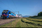 Siemens AG BR 193 530 „Po“ unterwegs für SBB Cargo International mit einem UKV Güterzug. Aufgenommen am 07.05.2020