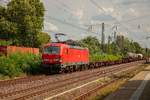 DB 193 356 mit G�terzug in Hilden, August 2020.