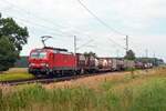 193 382 führte am 15.08.21 einen Bertschi-Containerzug durch Radis Richtung Bitterfeld.