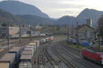DB 193 342  Unlock THe Dock  ist zusammen mit MRCE 193 704 aus Richtung München kommend in Kufstein eingetroffen.