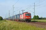 193 342 bespannte am 30.05.23 einen LKW-Walther-Zug von Rostock nach Verona.