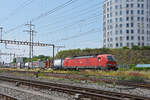 Siemens Vectron 193 304-3 der DB durchfährt am 08.06.2023 den Bahnhof Pratteln.